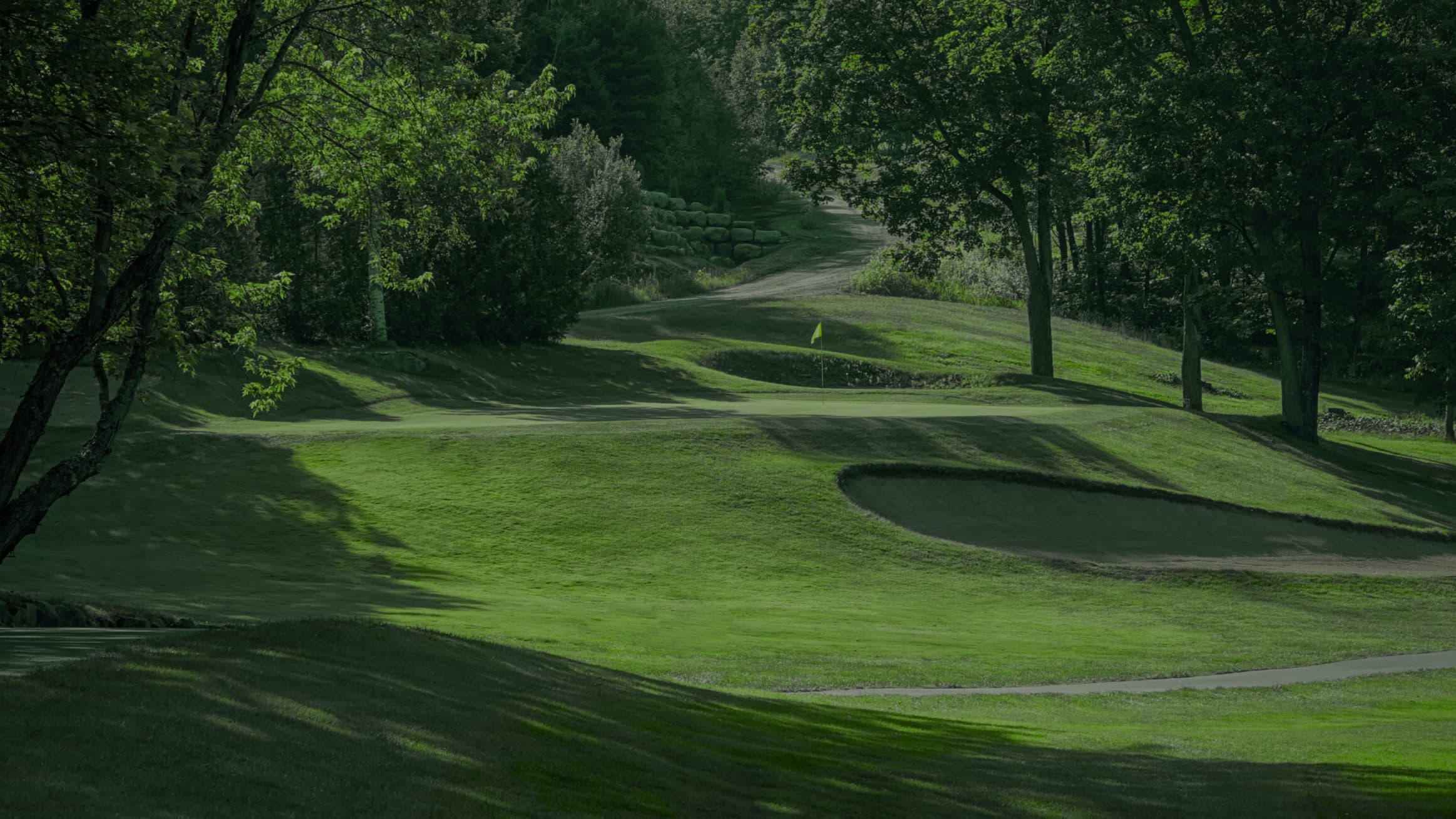 Vue du parcours de Royal Laurentien Golf, à Mont-Blanc.
